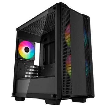 Корпус DeepCool CC360 ARGB, Чорний - 370785
