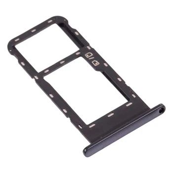 Держатель SIM-карты ZTE Blade 20 Smart, С разъемом на карту памяти, Черный - 545676