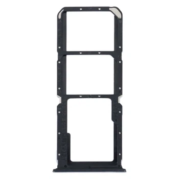 Держатель SIM-карты OPPO A94 / Reno 5 Lite, С разъемом на карту памяти, Черный - 564620