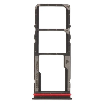 Тримач SIM-картки Xiaomi Poco C85 / Redmi 15C, З роз'ємом на карту пам'яті, Чорний - 696607