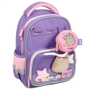 Рюкзак детский Yes Pusheen Summer K-37XS 550458 малый в садик для девочек для прогулок дошкольный фиолетовый