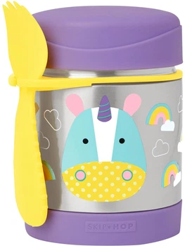 Термос для їжі Skip Hop Єдиноріг зі столовим прибором 325 мл (252382) (816523023804)