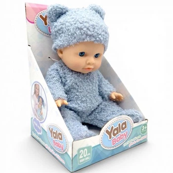 Пупс Yala Baby з текстильним костюмом Голубий для дітей від 3 років ігор з уявою та турботою