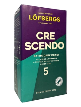 Кава LOFBERGS Crescendo Extra Dark Roast мелена 500 г (57928)