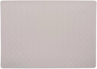 Набор 6 сервировочных плейсматов из эко-кожи Table Harmony 30x45см светло-серый (BD-445-307)