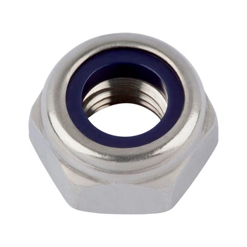Гайка шестигранна самостопорна DIN985 - A2/50 - SW10, M6
