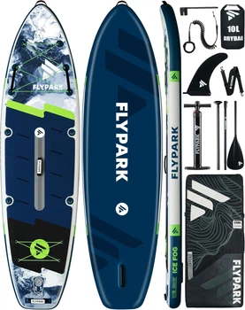 Надувна SUP дошка для плавання 335 см FLYPARK Ice Fog Gray