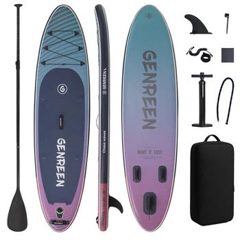 Надувна SUP дошка для плавання 305 см GENREEN Dark GreenGradient