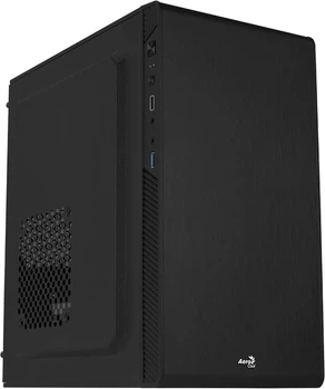 Корпус для ПК AeroCool CS106 Micro ATX матовый алюминий Черный (101901782) - Уценка