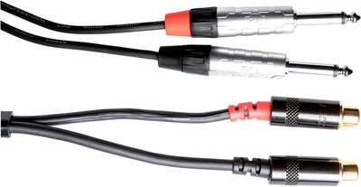 Удлинительный кабель GEWA Pro Line 2x RCA/2x Mono Jack 6.35 мм 3 м (RG-190798)
