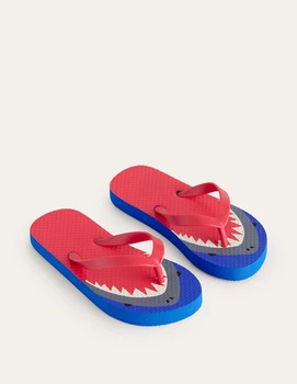 Дитячі в'єтнамки Boden Fun Flip Flops Red Sharks 22.5 см розмір 35