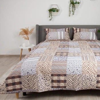 Покривало ТЕП "PROVENCE" 2 наволочки 50*70 см Сафарі, 150x210
