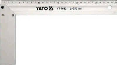Угольник YATO столярный алюминиевый, 350 мм