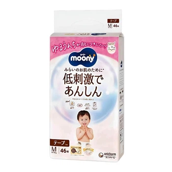 Подгузники Moony Natural M(6-11kg) 46шт.