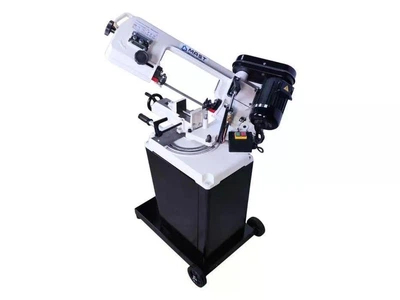 Стрічкова пила по металу MAST Metalltechnik M-BS128-3 400V, 550 Вт, 3 швидкості, поворот 45°/60°/90°, гідроциліндр