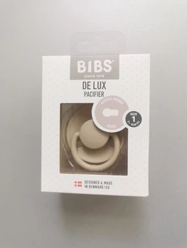 Соска Bibs De Lux round 0-6 мес латекс Vanilla