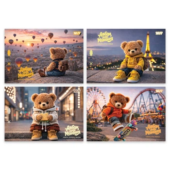 Альбом для малювання 28арк. на скобі YES 130655, з перфорацією Adventure awaits (4) /130655/