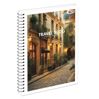 Книга канц. на спіралі А4 80арк # офс. YES 152451 City Strolls /152451/