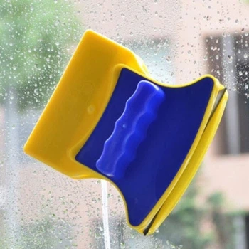 Двухсторонняя магнитная щетка для мытья окон с двух сторон Cleaning Double Side Glass Cleaner, магнитный