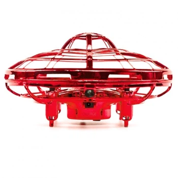 Детский дрон мини квадрокоптер UFO Hand pro LED Y1102, интерактивный индукционный