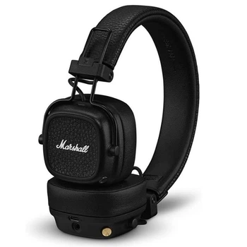 Беспроводные Bluetooth наушники Marshall Major IV Black, блютуз гарнитура маршал мажор 4 черные