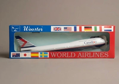 Іграшковий літак Wooster World Airlines Canadian Airlines