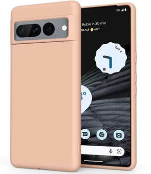 Силіконовий чохол Soft Touch з мікрофіброю для Google Pixel 7 Pro | Захист від подряпин та пилу ( Рожевий )