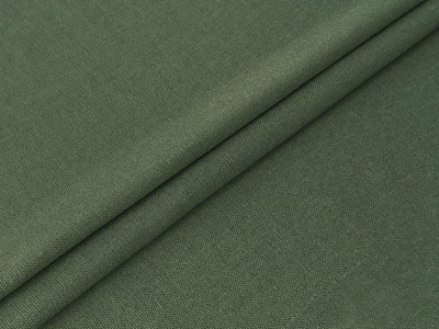 Ткань Лен вискоза 30/70 зеленый хаки, пог. м. (л38, 2603004, к4)