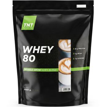 Протеин Whey 80 Muscle Grow TNT Nutrition Кофе 2 кг