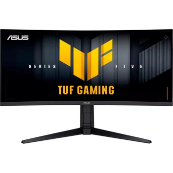 Монитор игровой изогнутый 34" Asus TUF Gaming VG34WQL5A VA 3440x1440 200 Гц 400 кд/м² колонки 2x2 Вт Black (90LM0CI1-B01171)