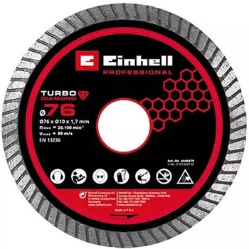 Алмазний диск Einhell 76 мм 4440470 (4006825674927)
