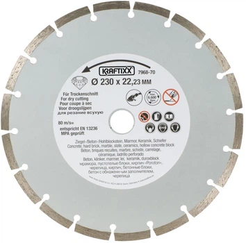 Алмазний диск Einhell 230 мм 49796870 (4009317968702)