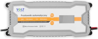 Prostownik akumulatorowy Volt automatyczny 12/24V 30A LCD 6PRO122430 (5903293765449)