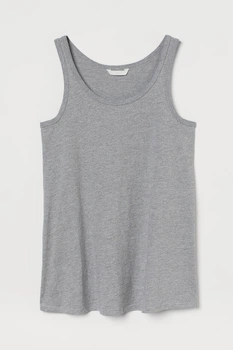 Майка H&M Mama сірий меланж QQAJK138 S