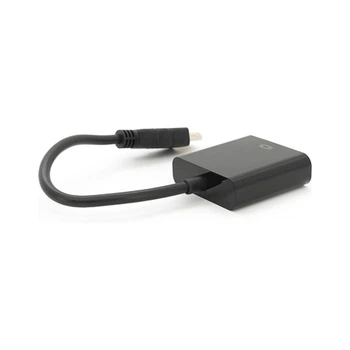 Переходник HDMI M to VGA F 0.1m 4K/2K black Voltronic