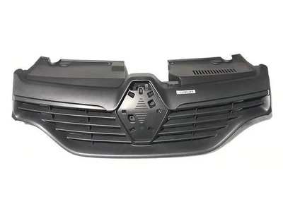 Решетка радиатора Renault Logan 2013-2017, черная, AVTM, 185631990