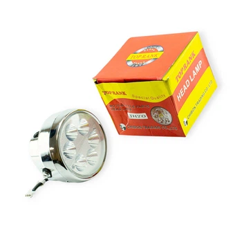 Фара круглая ALFA LED (6 светодиодов, хром, 18W)