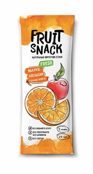 Пастила FRUIT SNACK яблуко + апельсин 25г