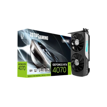 Видеокарта Zotac PCI-E GeForce RTX 4070 12GB DDR6X Twin Edge (ZT-D40700E-10M) - Б/У