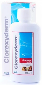 Szampon dla psów i kotów Geulincx Clorexyderm Shampoo Forte 200 ml (8009722000161)