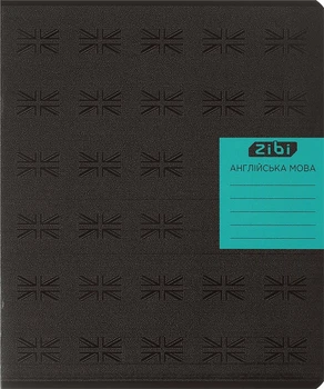 Набор предметных тетрадей по английскому языку ZiBi Black 36 листов в клетку 20 шт (ZB.1730-01)
