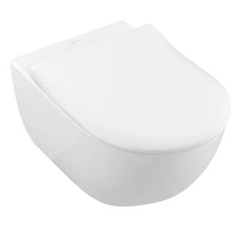 Підвісний унітаз VILLEROY & BOCH SUBWAY 2.0, білий/глянсовий, овальна