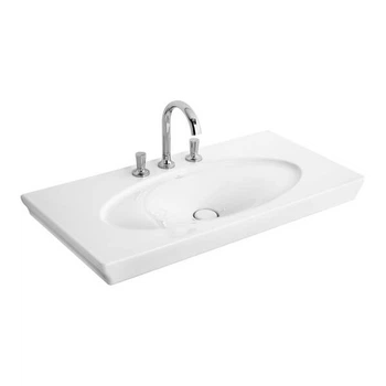 Меблевий умивальник VILLEROY & BOCH LA BELLE, білий/глянсовий, накладний