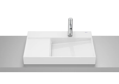 Умивальник ROCA HORIZON A32727400B, білий/глянсовий, накладний, 60 см