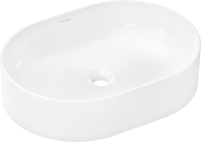 Умивальник HANSGROHE XUNIVA 60166450, білий/глянсовий, накладний, 55 см