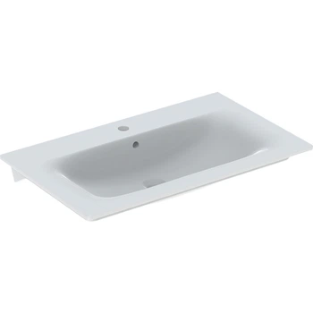 Умивальник GEBERIT SELNOVA 500.995.00.1, білий/глянсовий, на тумбу, 80 см