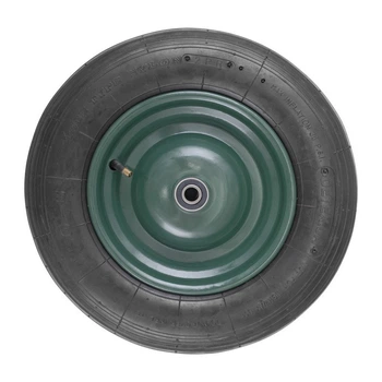 Колесо пневматическое с камерой MASTERTOOL PN 3.5х8 Ø 37 см металлический диск втулка 79-9829
