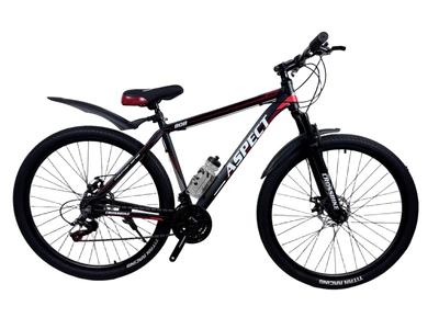Велосипед CrossBike Aspect 29" 21" Чорний-Червоний