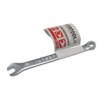Ключ ріжково-накидний CrV 6 мм INTERTOOL (41633)