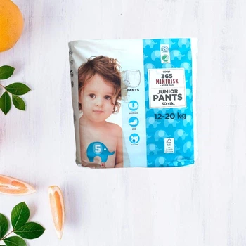 Підгузки-трусики Coop 365 Minirisk 5 12-20кг 30шт